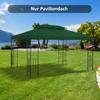 Gazebo Roof Replacement, for 3 x 4m Frames - Green