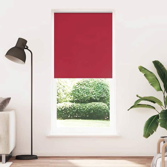 VidaXL Roller Blind Blackout 100x230 Cm Red Window Bedroom 240156