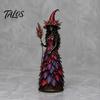 Halloween Party Table Decorations Autumn Witch Figurine, Desktop Decoration, Seasonal Resin Statue with Indoor Fall Home Accessories Leaf Gown