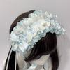 Gothic Lolita Wing Angel Headband Lace Head Wrap New Hair Band  Headwear