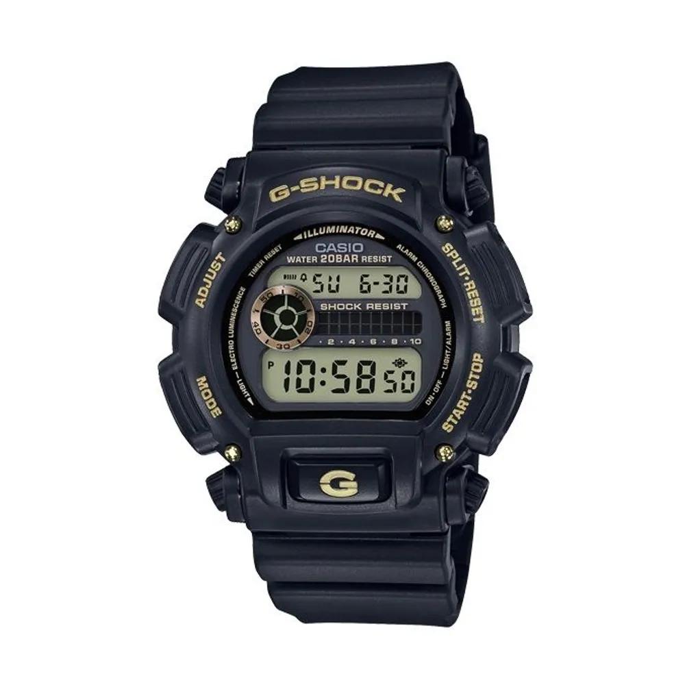 LNW Unisex Black Waterproof Watch_ DW-9052GBX-1A9DR