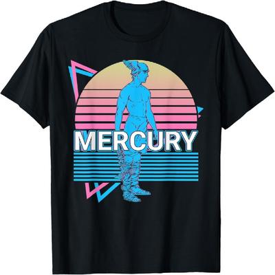 Mercury Messenger of the Gods Ancient Roman Mythology Retro T-Shirt
