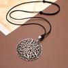 Vintage Distressed European and American Style Large Pendant Long Necklace, Stylish and Unique Sweater Chain, Autumn and Winter High-End Ethnic Style