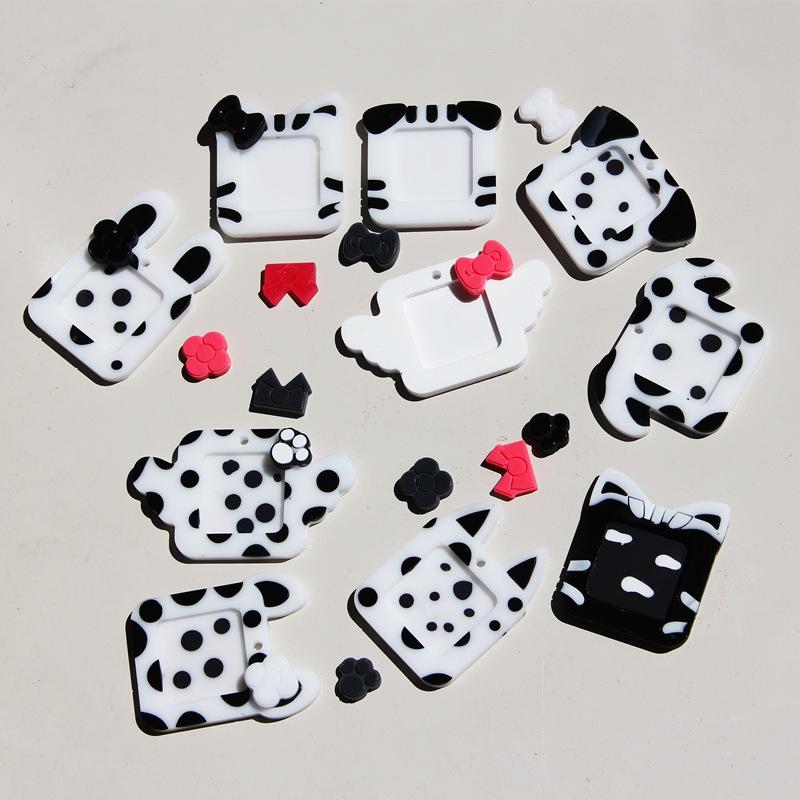 WTEMPO DIY Resin Animal Ears Shaped Design Mold Puppy Kitten Cute Pet Photo Frame Pendants Making Mold Silicone Mold for Pet Lover and Pet Adopters