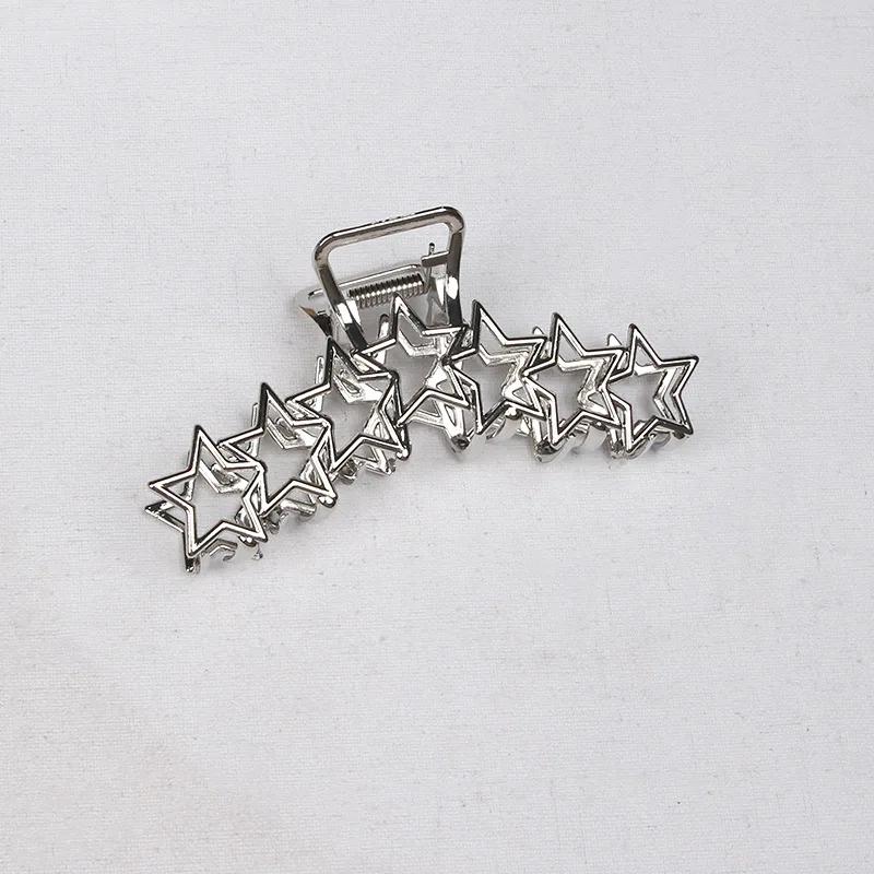 

Y2k Hollow Star Pentagram Love Heart Hair Claws Trend Hair Clip for Women Accessories Headband Hair Pin Headpiece Jewelry Gift
