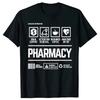 Lustige Apotheke Apotheker Schule T-Shirts Grafik Streetwear Kurzarm Rundhals Harajuku Hip Hop T-Shirt Herrenbekleidung