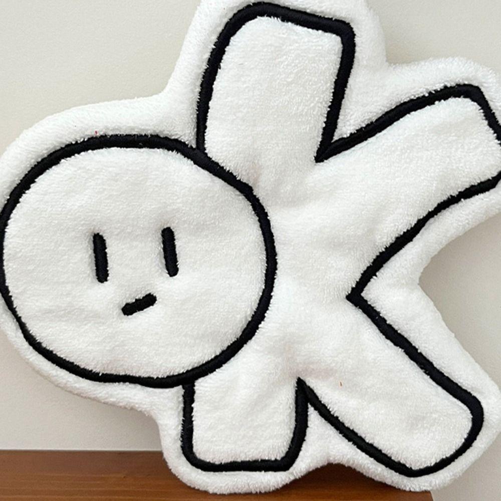 Cartoon Toilet Handkerchief Coral Fleece Washcloth Creative Bathroom Kerchief  for Kitchen&Bathroom