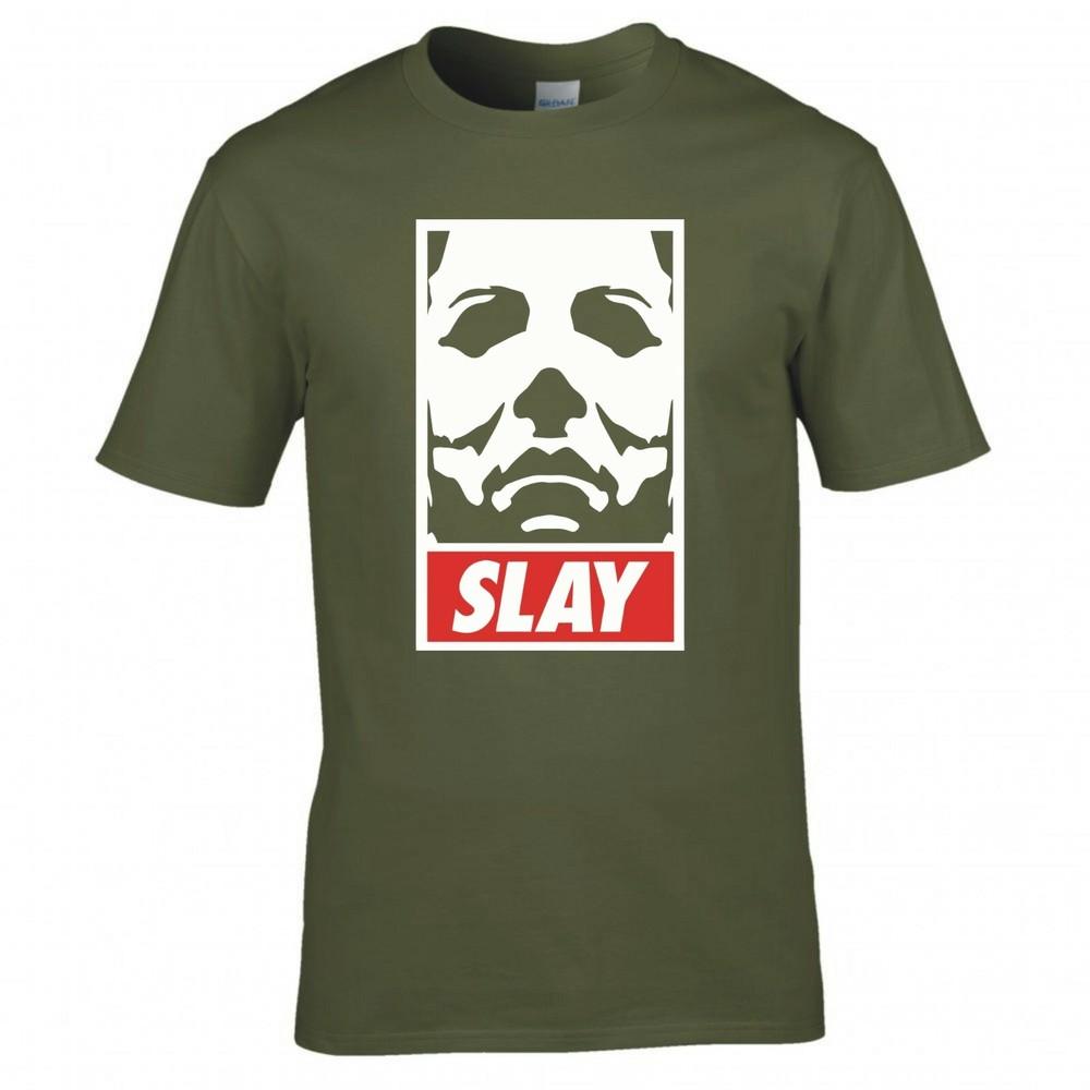 Inspired By Halloween Michael Myers Obey Slay Tshirt