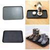 2IN1 Boot Tray Mat Waterproof Pet Food Bowl Save Space Wet Shoe Tray Indoor Outdoor