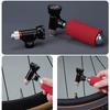 Portable CO2 Inflator Head Road Bike Tire Inflator CO2 Tyre Filler Air Pumps with Pressure Gauge & Insulated Sleeve