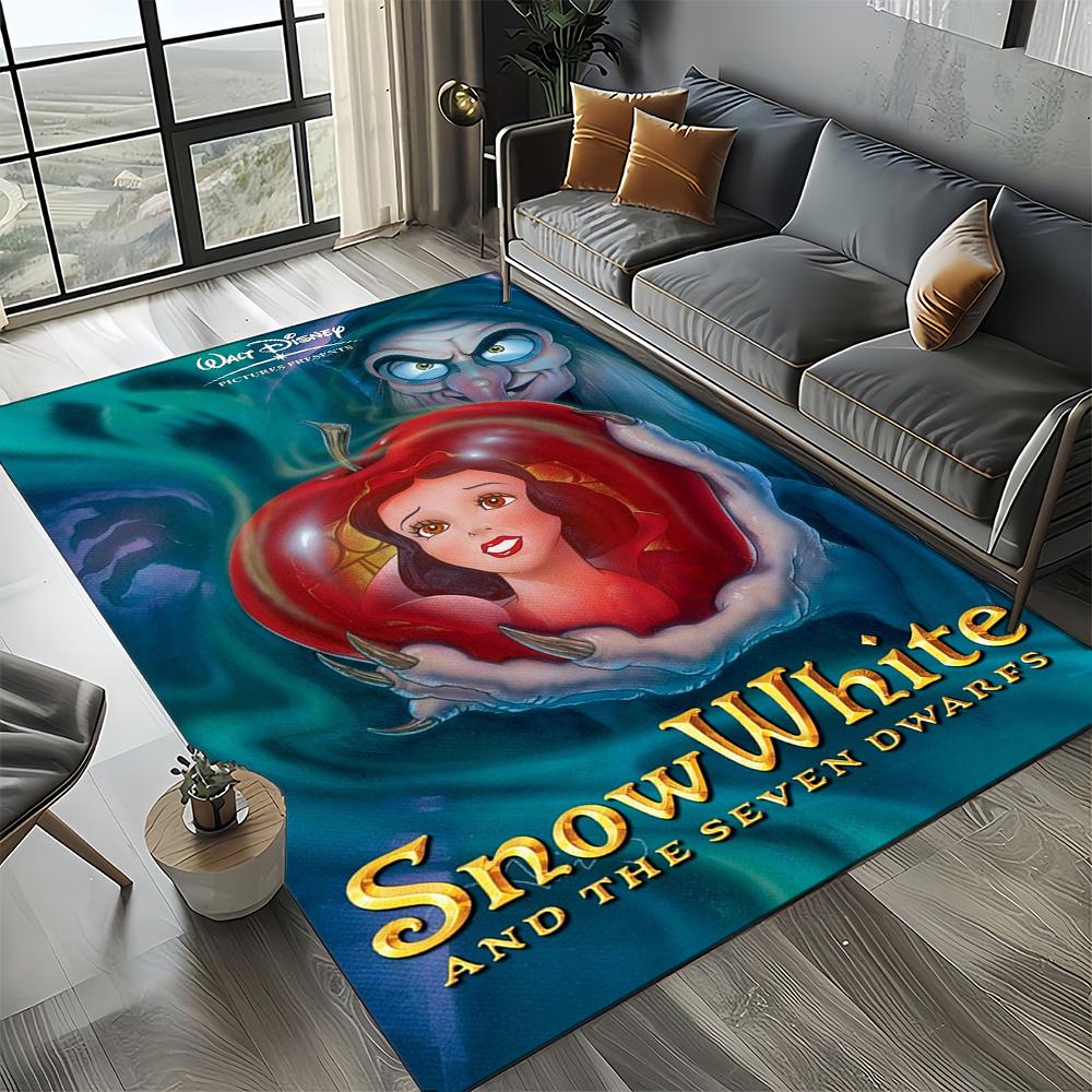 27 Style Snow White Princess Cartoon Girl Carpet Rug for Bedroom Living Room Home Sofa Decoration,kid Large Decor Floor Mat Gift