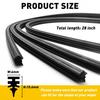 4PCS 28" Car Bus Silicone Windshield Frameless Wiper Blade Refills Universal