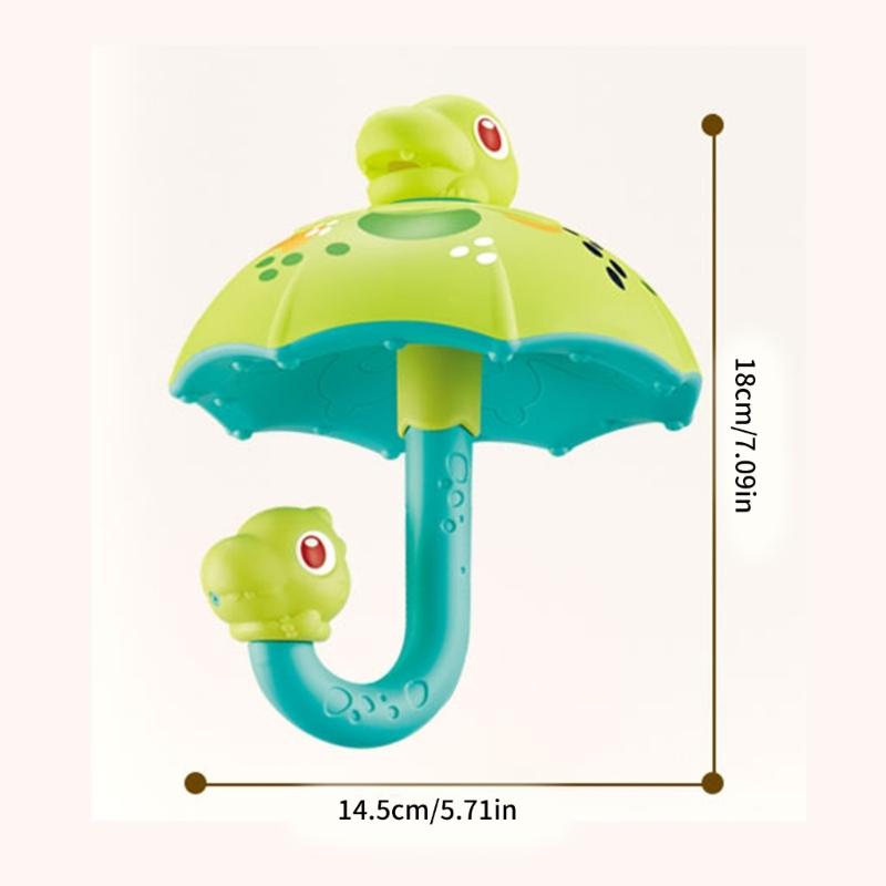 Creative Cartoon Dinosaur Umbrella Showerhead Bath Toy For Children Bathing Time Fun Interactive Shower Toy for Kids