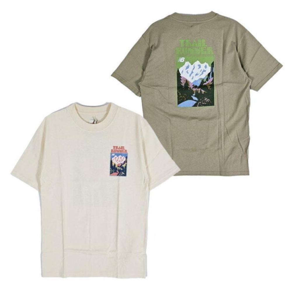 

New Balance IsT Unisex Graphic ShorT Sleeve T Nbned4s191 (10)White/095(M)