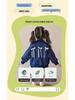 Korean Style Girls' Embroidered Bow Baseball Jacket - Spring/Autumn 2025 Trendy Baby Outerwear
