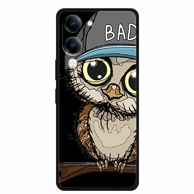 

Lovely Relief Cover For Vivo Y04 V2430 Y37C Y29S V2446 Funda 3D Cartoon Soft Silicone TPU Phone Case Y29T Y19sGT Bumper -Vivo Y19sGT 5G V245