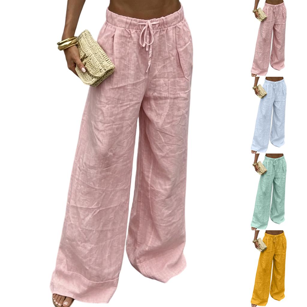 Pantaloni Casual da Donna con Coulisse Larga