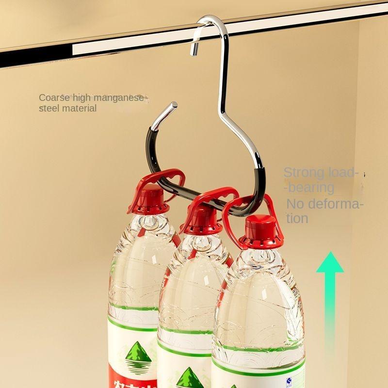 Hat Organizer Clothes Hook Home Use No Drilling Required Round Ring Clothes Hanger Non Deformable Storage Household Tool