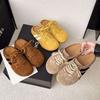 Retro Thick-soled Bag Head Slippers Women's 2025 New Birkenstock Casual Outer Wear One Pedal To Increase the Height of Lazy German Training Shoes