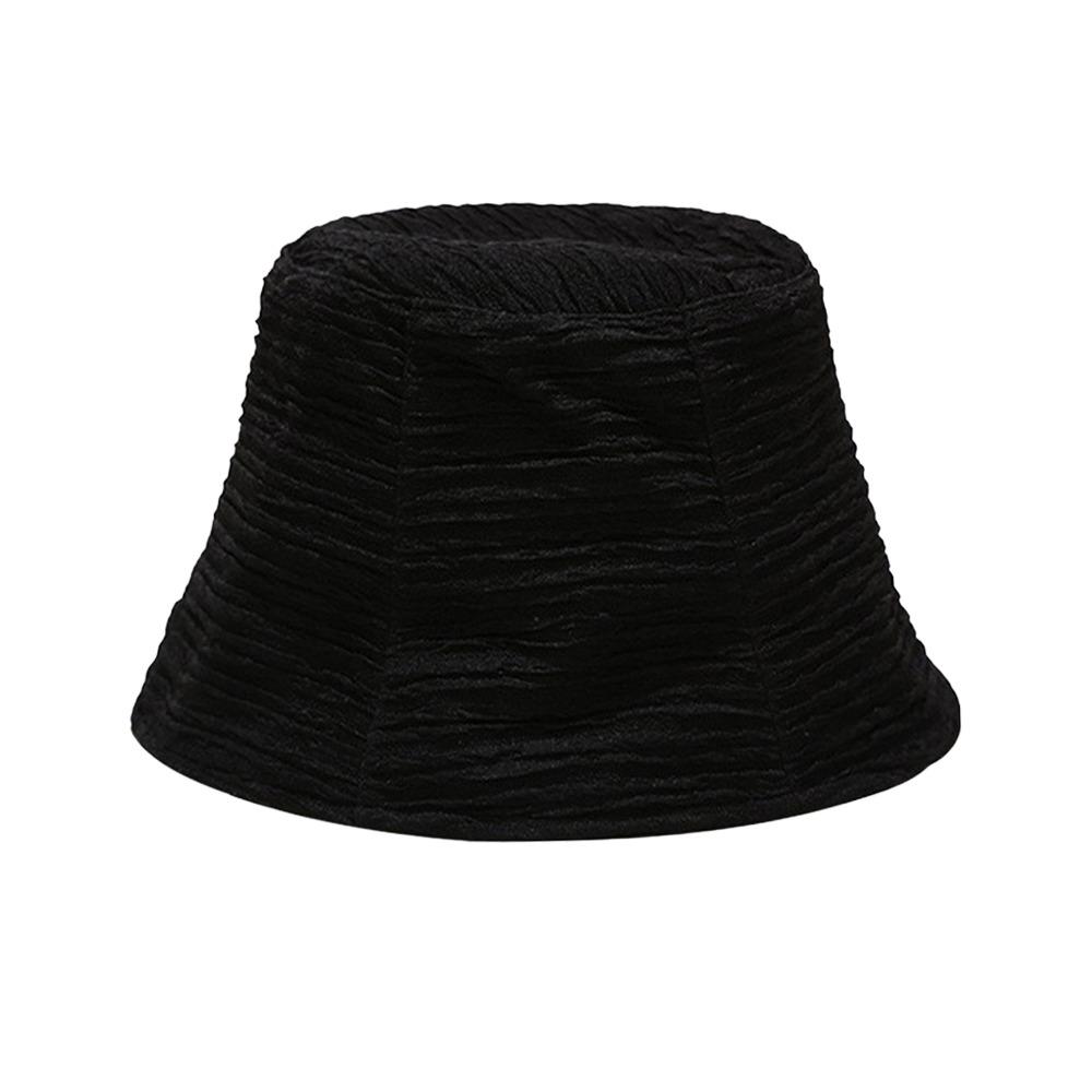 Sun Protection Bucket Hat Chiffon Fabric Sun Protection Hat Casual Basin Cap Outdoor чёрный