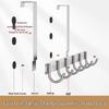 ZNMW Stainless Steel Over-Door Coat Hook