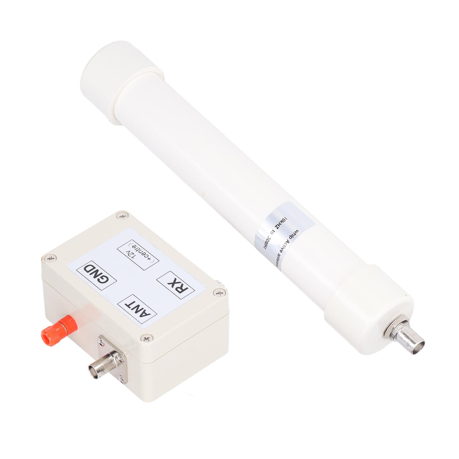 Kit de Réception Active VLF LF HF VHF, Câble Connecteur SMA avec Câble Coaxial 50 Ohms, pour Équipement de Signal Intérieur Extérieur 10 kHz 30 MHz 5-13 V 100 m