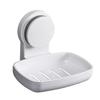 Wall Mounted Soap Dish for Shower Suction Cup Bar Soap Holder Self Draining Removable Sponge Holder for Bathroom Bathtub Kitchen Sink