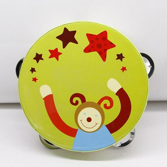 

6-Inch Kindergarten Tambourine Hand Drum for Children s Dance and Music