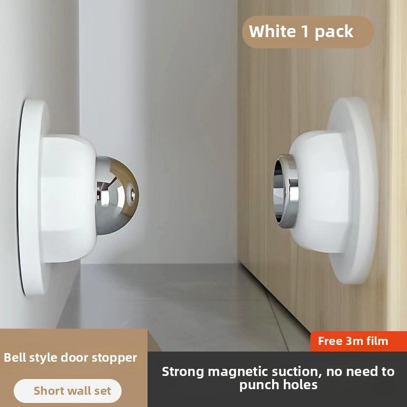 

Силиконовый магнитный дверной упор, прочный дверной упор, настенный дверной бампер, бесшумная дверная защелка белый