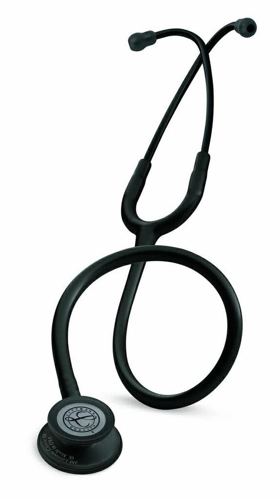 Classic Stethoscope 5803 Single Tube Binaural Adult Pediatric Use Chestpiece 69cm Black 3M™ Littmann® III™ / & (Black Finish) Approx. /