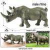 Kids' Cognitive Farm & Ranch Animal Models - Cow, Buffalo, Bison Desktop Toy Ornament