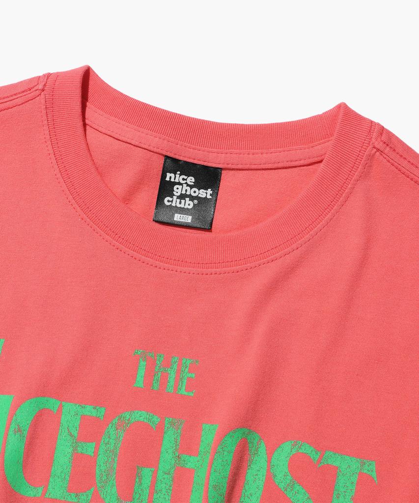 NICEGHOSTCLUB Namaste Skeleton Tee_Pink(Ng2Dmut513A)
