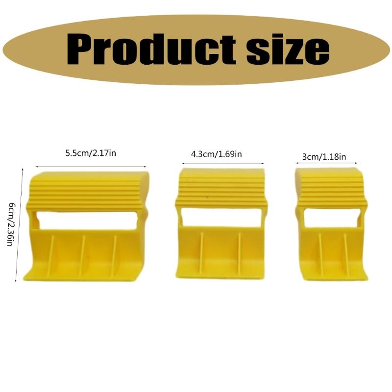 3Pieces Practical Tape Dispenser Sealing Tape Holders Practical Tape Dispenser for Crafting and Professional Use