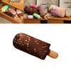 Cartoon Peach Ice Cream With Soft Short Plush For Kids Gift