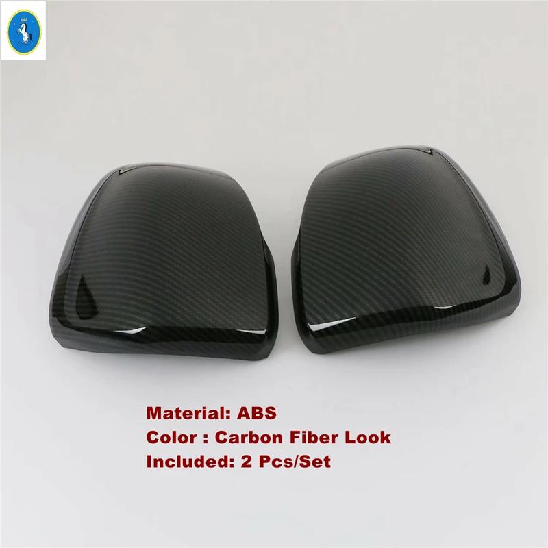 Rearview Mirror Shell Rear-view Mirror Cover Trim Fit For Volvo XC40 2018 - 2025 Car Exterior Accessories Carbon Fiber Look