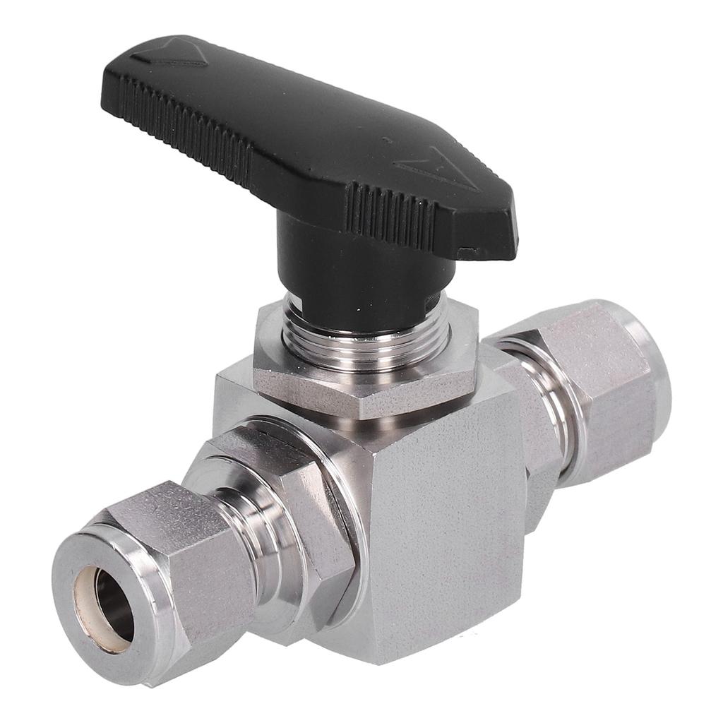 Ball Valve Stainless Steel 316L 3‑Piece Mini Female Replacement Switch Device 10mm