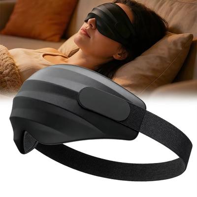 Adjustable Light Blocking Eye Mask Pressure-Free Blindfold Portable 3D Sleeping Mask  Unisex