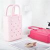 Waterproof Cartoon Colorful Handbags Mini Summer Beach Bag Fashion Storage Bag  Women