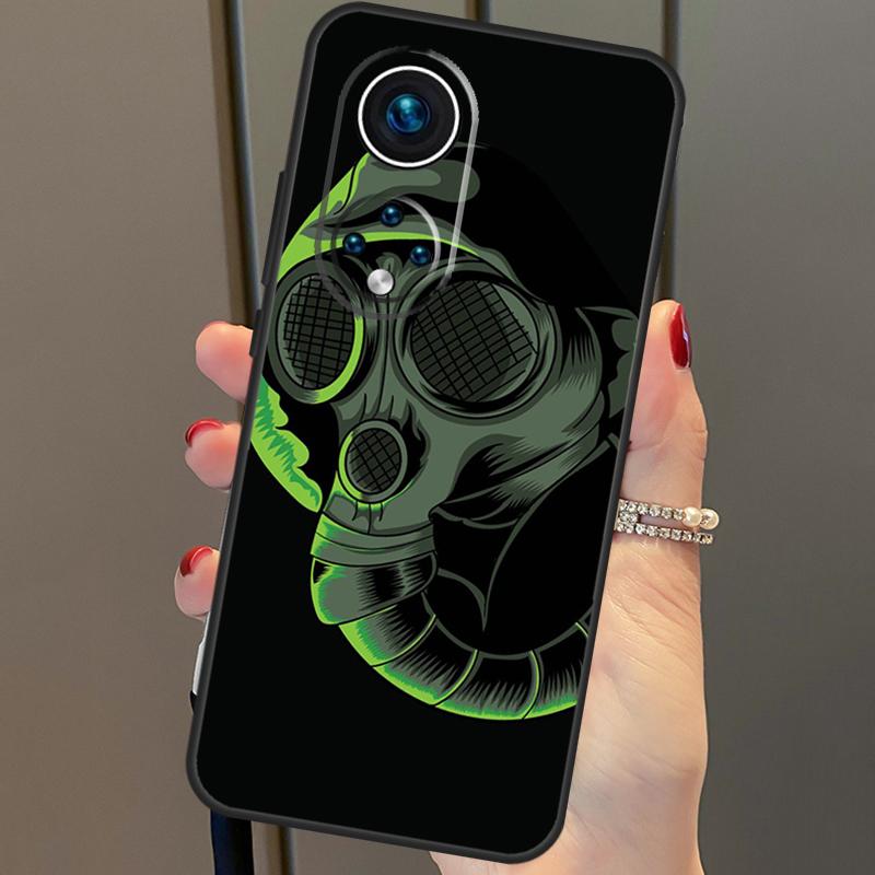 Gas Mask Case For Honor X8a X9a X7a X6a X7 X8 X9 X9b X8b Honor 90 70 50 10 Lite Magic 6 5 Pro Cover
