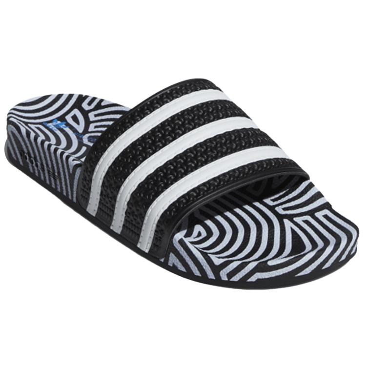 adidas Hirocoledge x Adilette Slides 'Takahashi Hiroko - Black White' Men's FY1592
