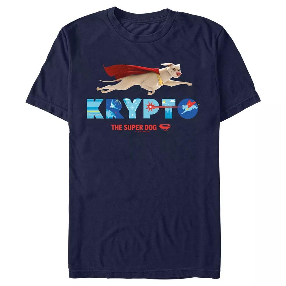 Men S Dc League Of Super-Pets Krypto Super Dog T-Shirt Unisex T-Shirt S