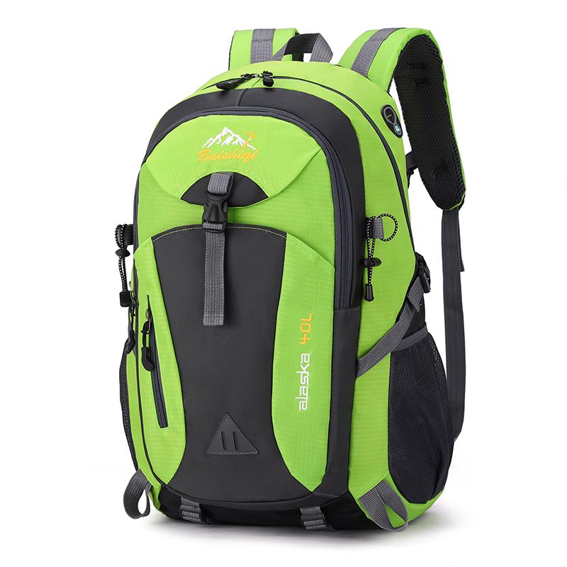 Men Backpack Nylon Waterproof Men Casual Outdoor Travel Backpack Hiking Camping Mountaineering Backpack Sports Bag Women