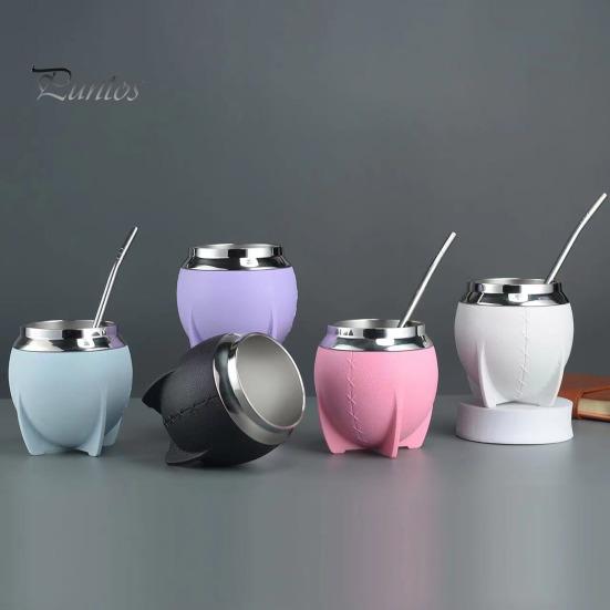 280ML Thermal Cup Stainless Steel Vacuum Mug Portable Insulated Beverage Cup for Hot And Cold Drinks