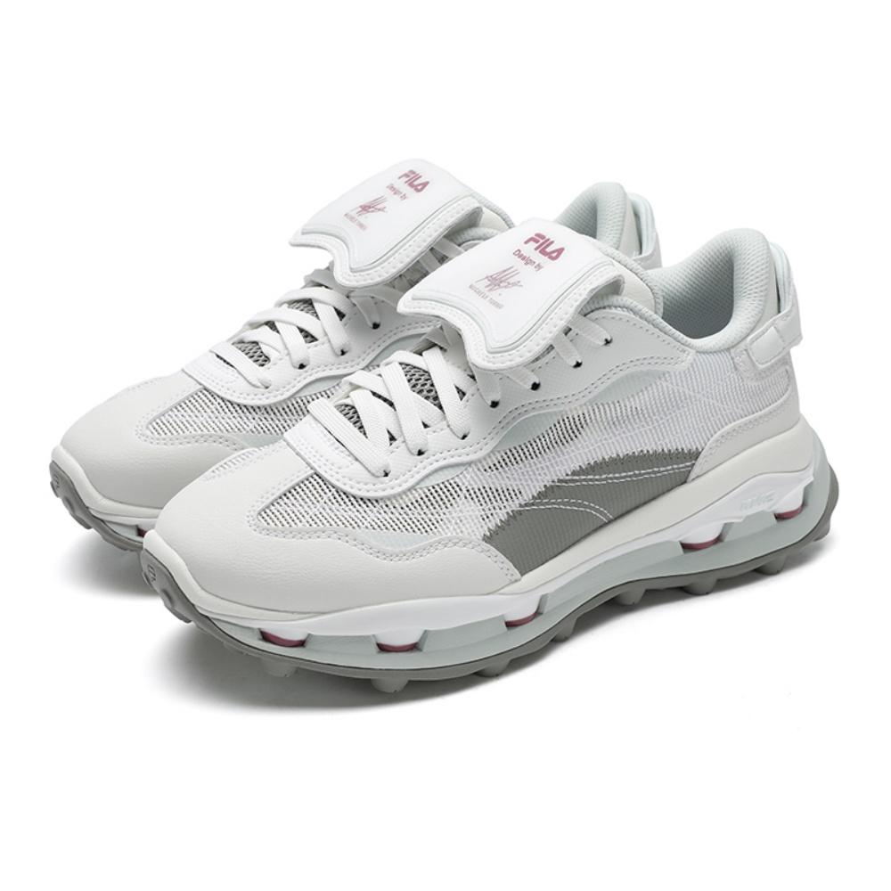 FILA KM2 Layered Shoes 2nd Generation Southern Version Fashion Sports Versatile Low-Top Casual Shoes Women sneaker Bright-White F12W533121FBA
