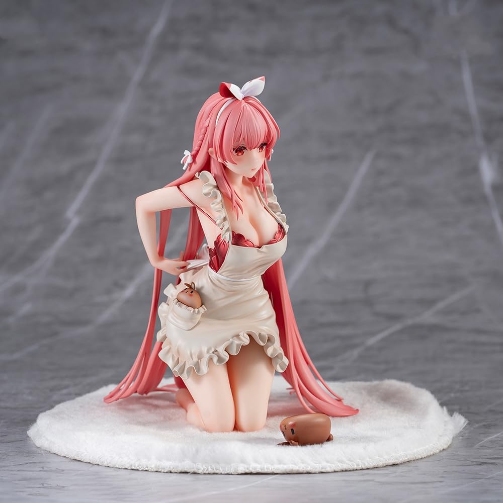 QINGCANG Rosuuri Illustration White Rabbit Rosu Apron Ver 1/7 Scale PVC ABS Painted Complete Figure