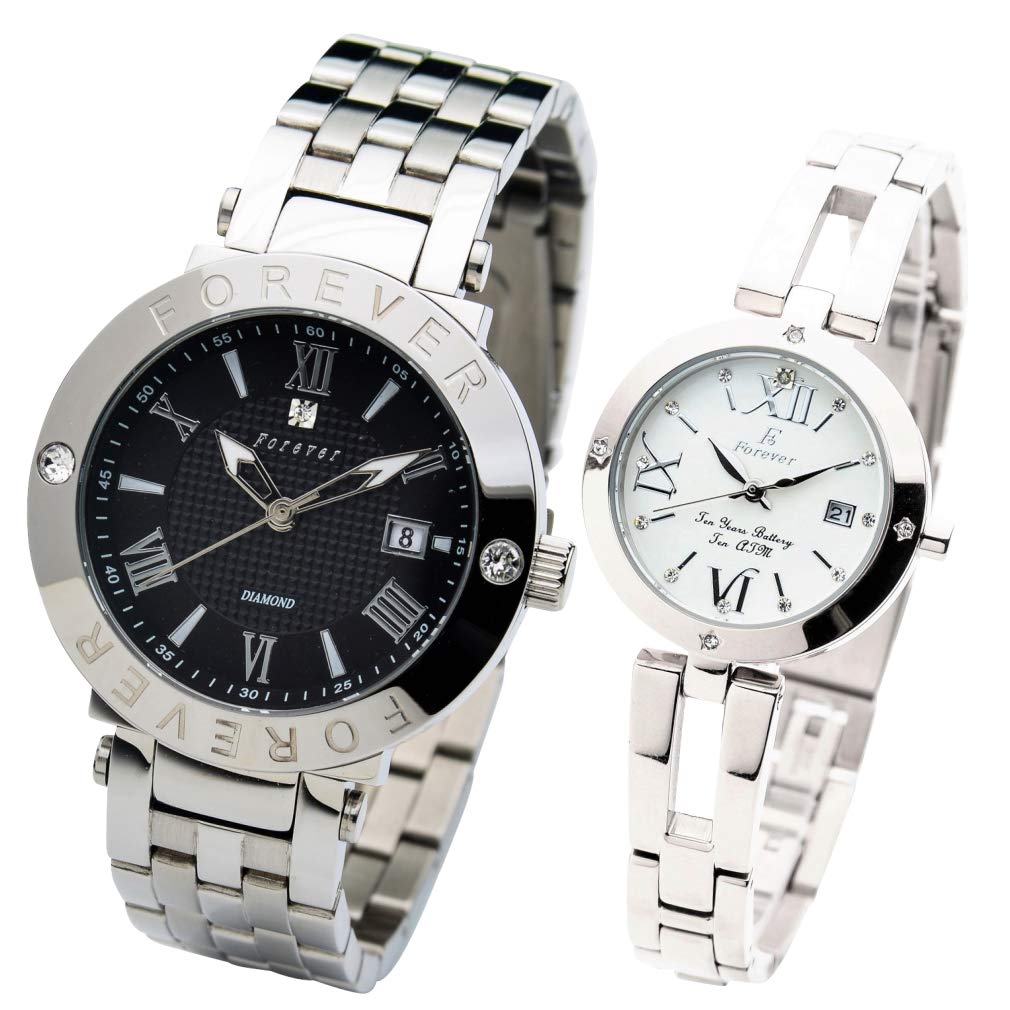 

Часы Pair Watch Forever [Купить оригинальные часы K&Yu Pair Watch] Водонепроницаемость 10 АТМ, батарея на 10 лет, часы Move FOREVER Pair Watch FG1203-5.FL1211-1R