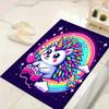 1pc Colorful hedgehog playing games Print, Design Indoor Area Rug - Soft, Anti-Slip, and Durable Gaming Room Decor for Bedroom