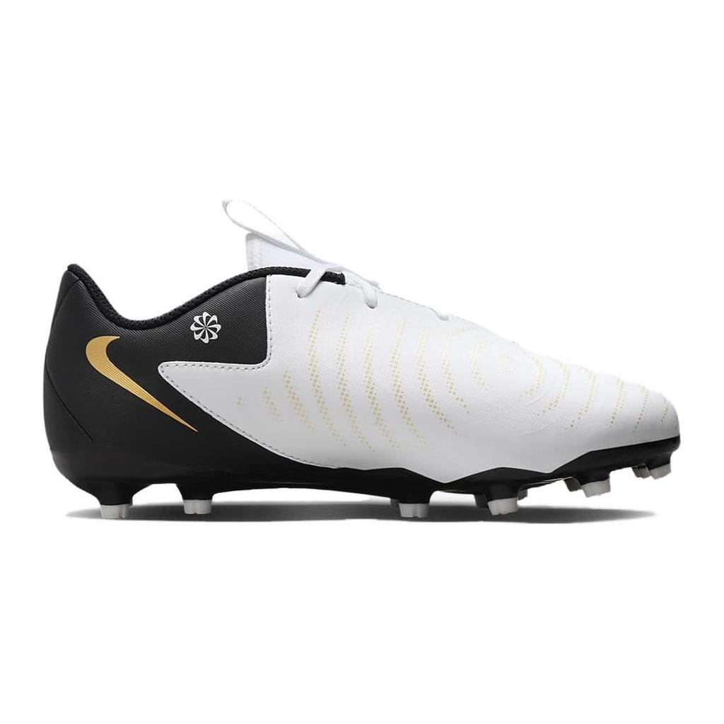 Nike Jr Phantom GX 2 Academy FG/MG White Metallic Gold Coin Black FD6722-100