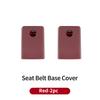 Car Silicone Seat Belt Buckle 0OKYJD5 Covers Scratch-Resistant Protective Covers Car Interior Accessories For VW Golf GTI Tiguan Passat