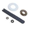 Toothless Flywheel T8F Gear Chain Set 116 Links Chain Chain Sprocket Kit  Mini Motorcycle